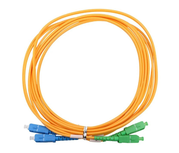 ExtraLink SC/APC-SC/UPC Patchcord Jednomodowy Duplex G652D 3mm 10m - 1543798 - zdjęcie